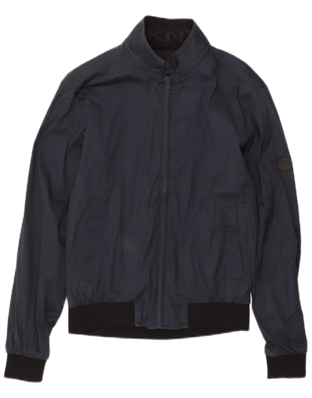 DKNY Veste Bomber Homme UK 36 Petit Coton Bleu Marine