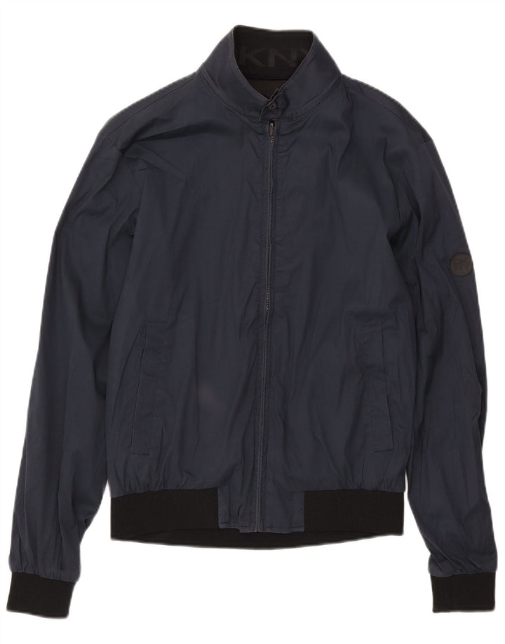 DKNY Veste Bomber Homme UK 36 Petit Coton Bleu Marine