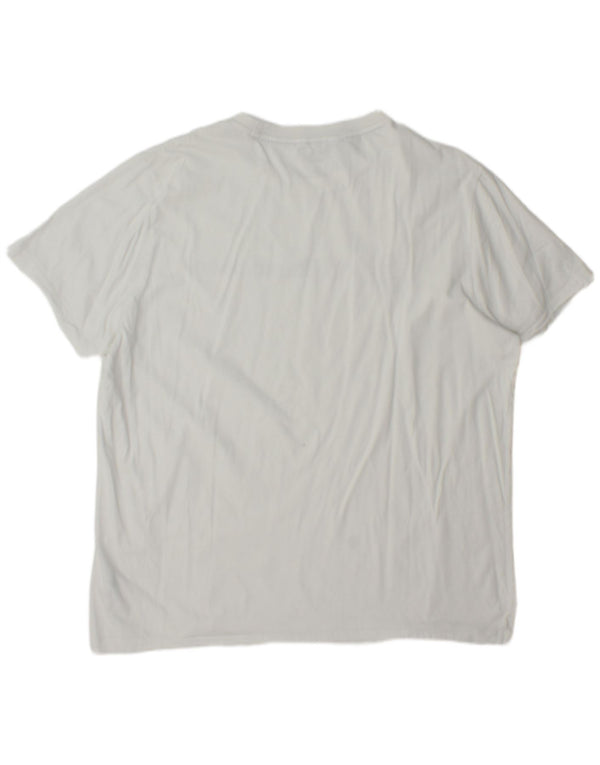 Puma T-shirt graphique pour homme 2XL Blanc Coton