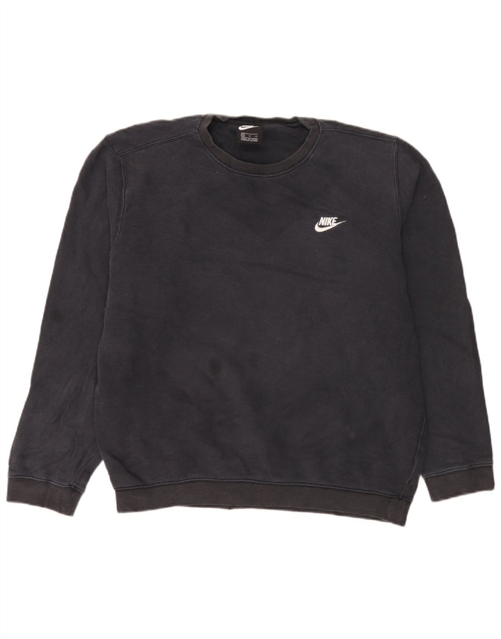Nike Homme Sweatshirt Jumper XL Noir Coton