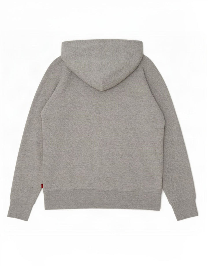 Levi's Pull à Capuche Graphique Homme Gris Small Coton