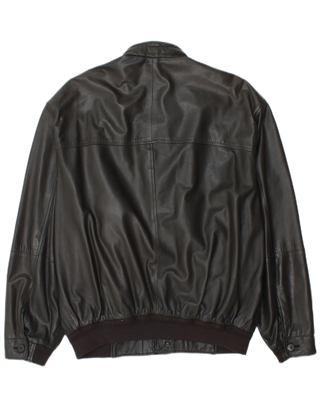 KAPRAUN Veste en cuir pour homme UK 40 Large Noir