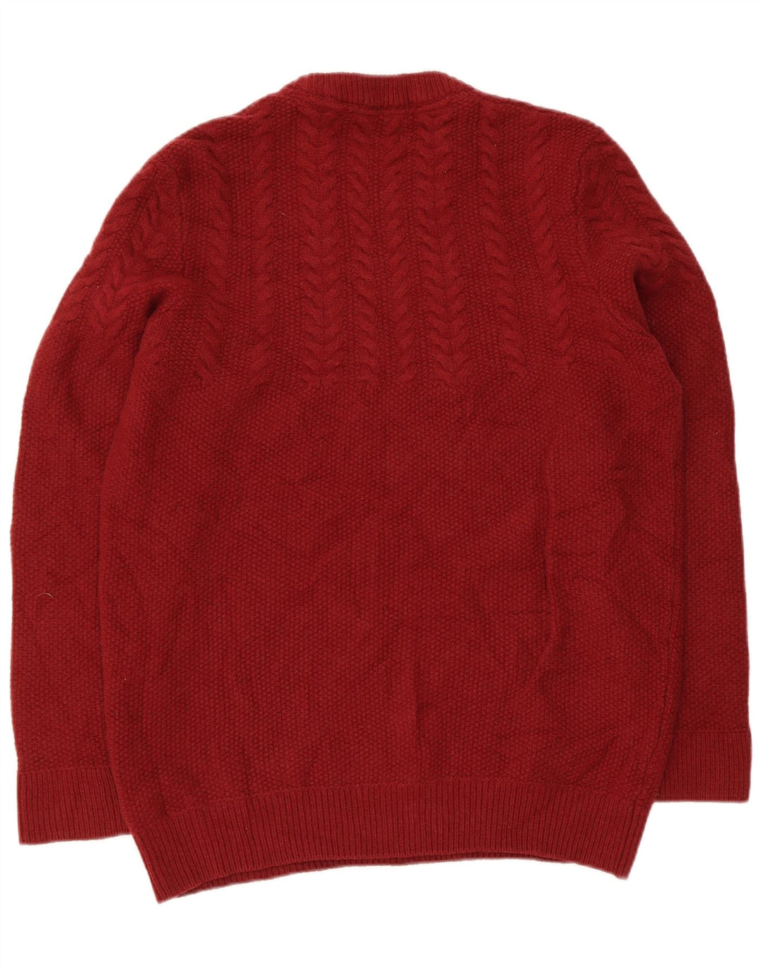 Barbour Pull à col rond pour homme en laine marron moyen