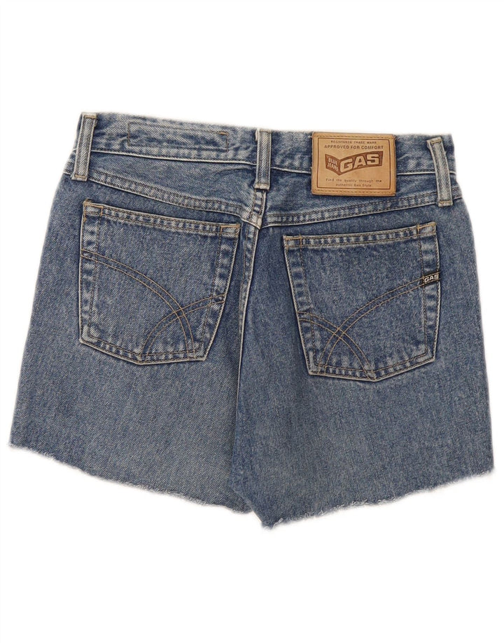 Gas Short En Jean Femme W28 Bleu Moyen Coton