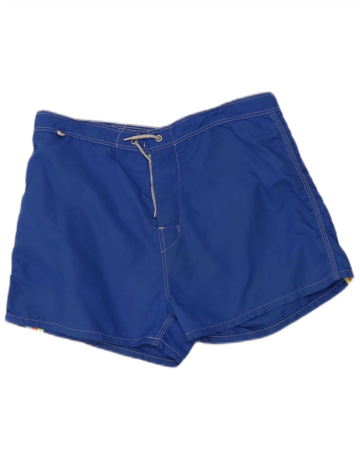 Sundek Short de bain homme grand nylon bleu