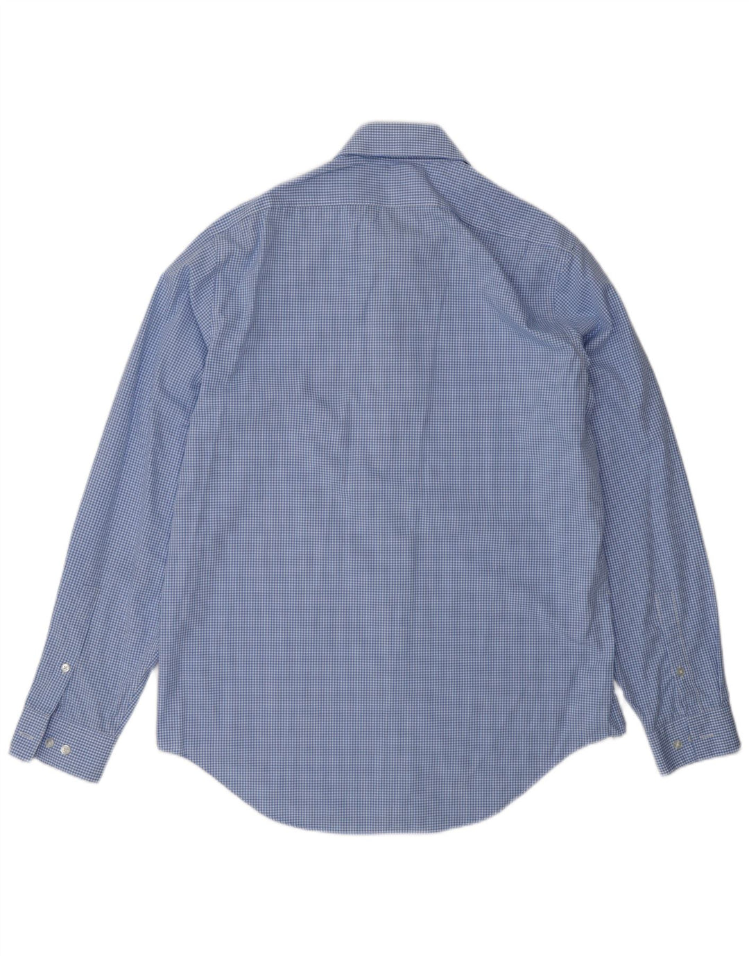 Calvin Klein Chemise slim fit pour homme Taille 16 Grand Vichy bleu