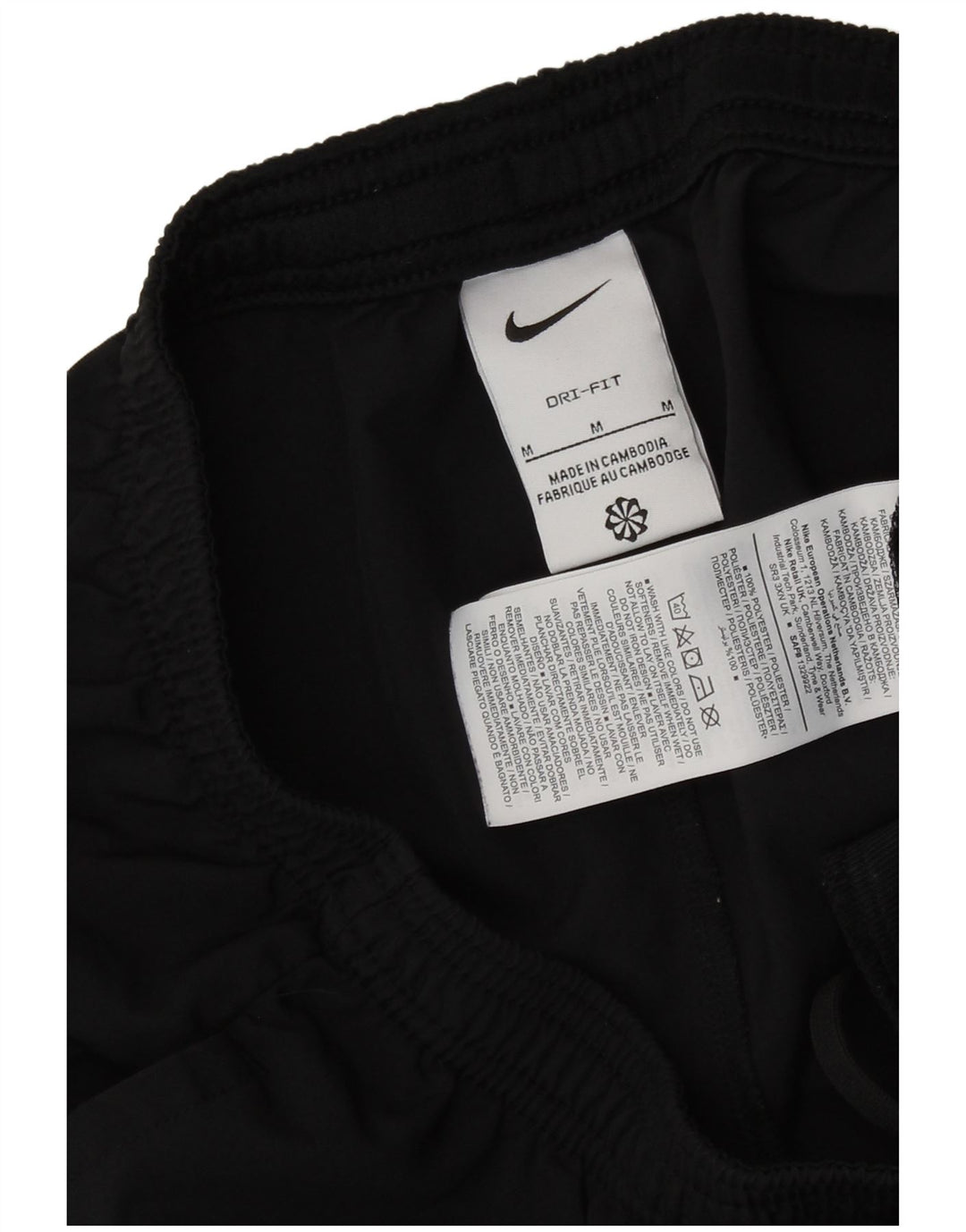 Nike Short de sport Dri Fit Graphic pour homme en polyester color block noir moyen