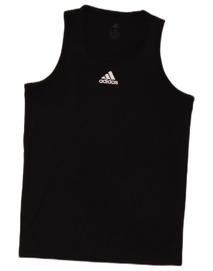 Adidas Débardeur Graphique Homme Noir Moyen Polyester