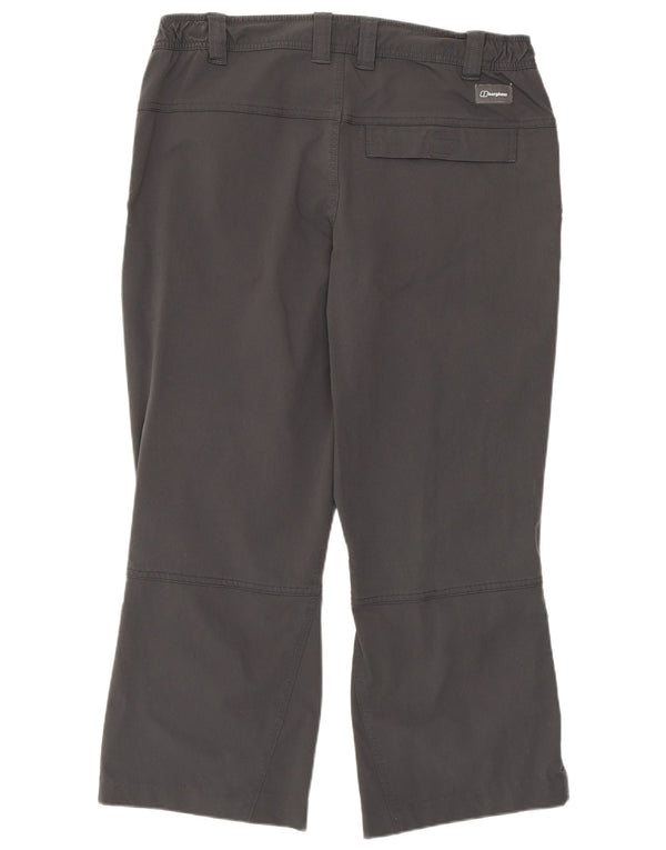 Berghaus Pantalon court de randonnée pour femme UK 14 Large W34 L25 Gris Polyamide