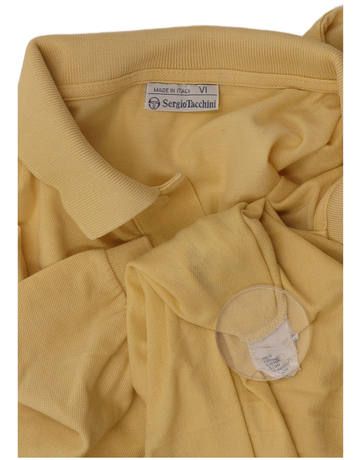 Sergio Tacchini Polo Homme Grand Jaune Coton