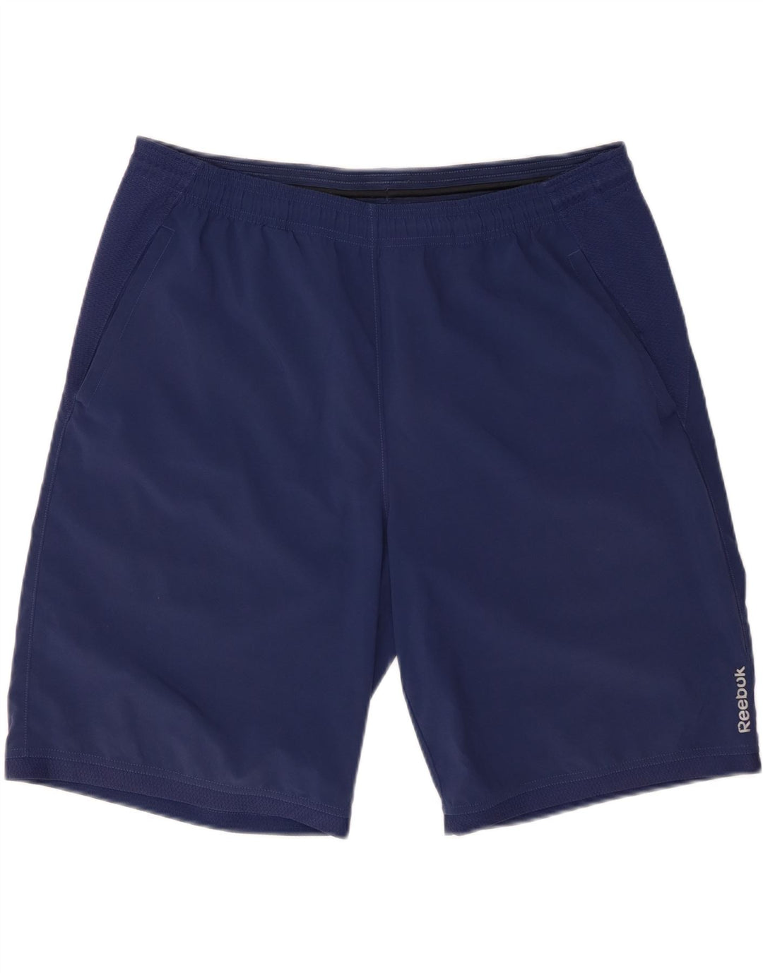 REEBOK Short de sport homme grand bleu marine polyester