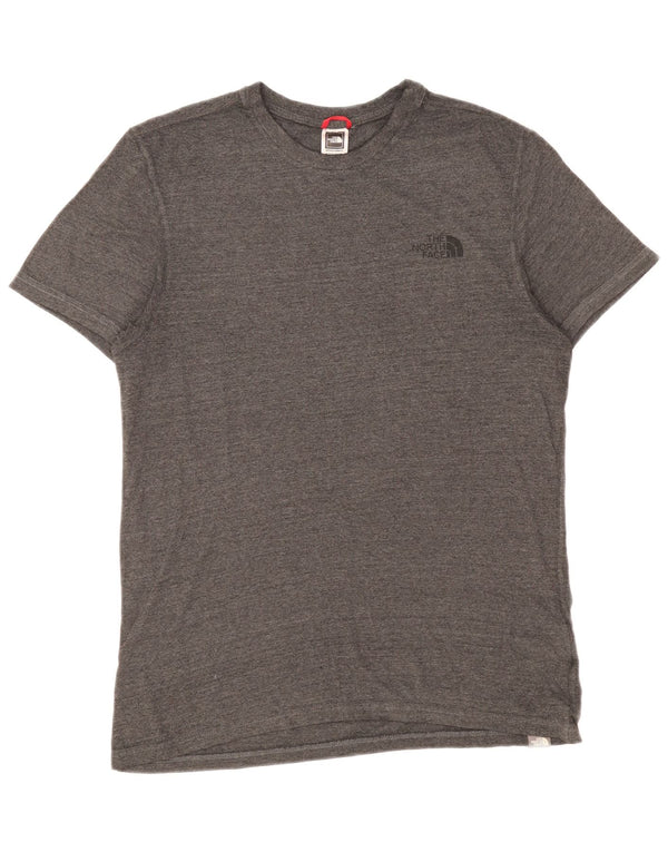 The North Face T-Shirt Homme Gris Moyen Moucheté Coton