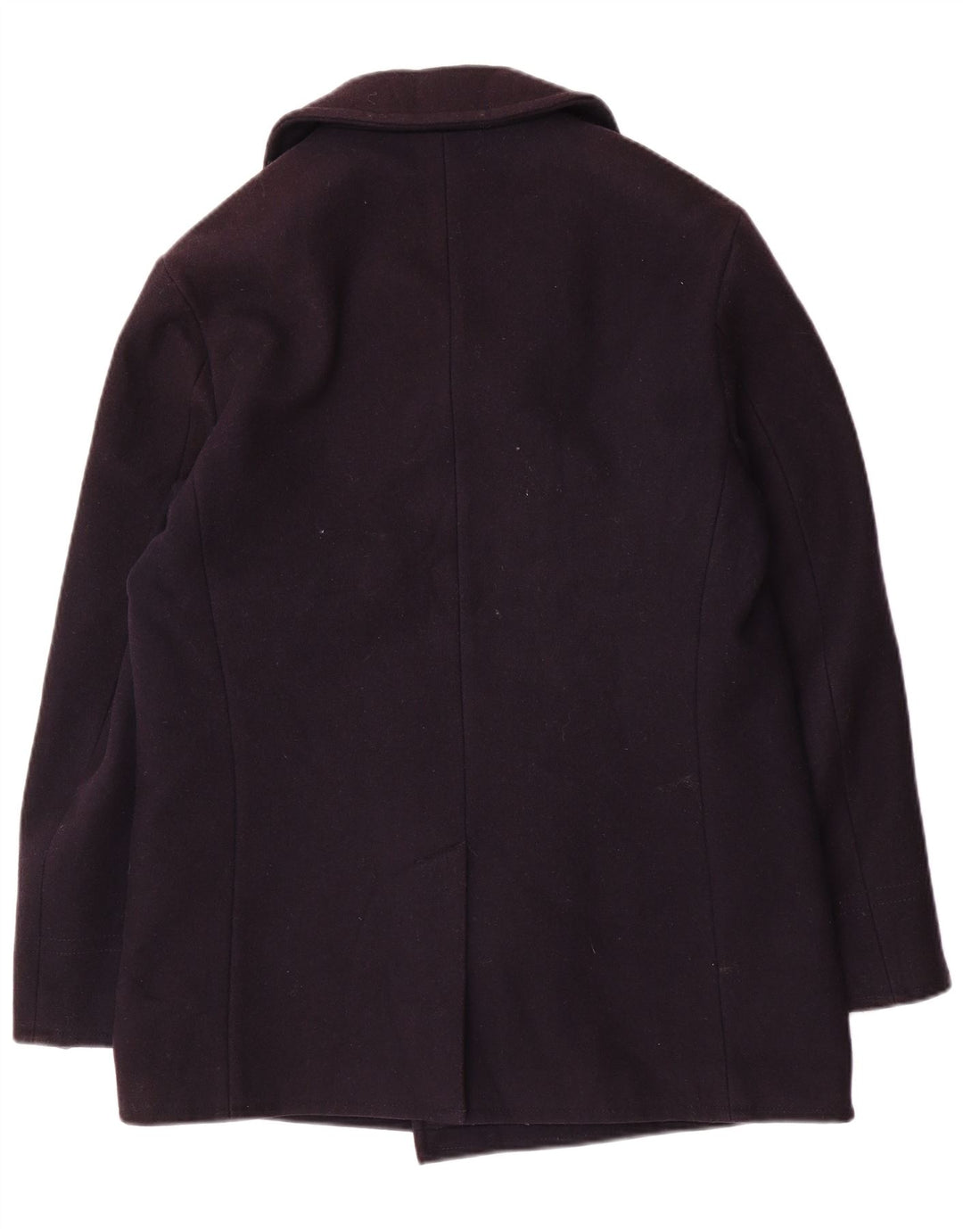 Benetton Caban Homme IT 48 Laine Bleu Marine Moyen