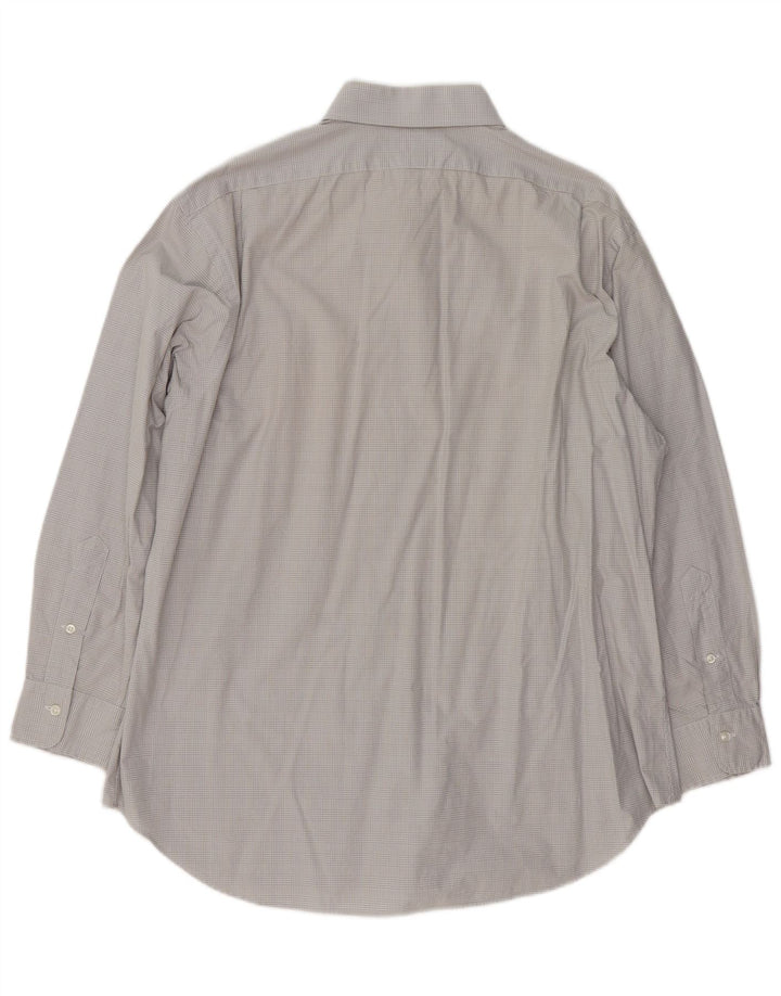 POLO RALPH LAUREN Chemise Homme Taille 17 XL Gris Check Coton