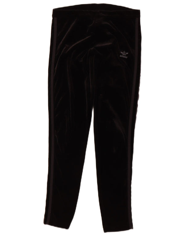 ADIDAS Leggings en velours pour femme UK 42 Polyester noir moyen