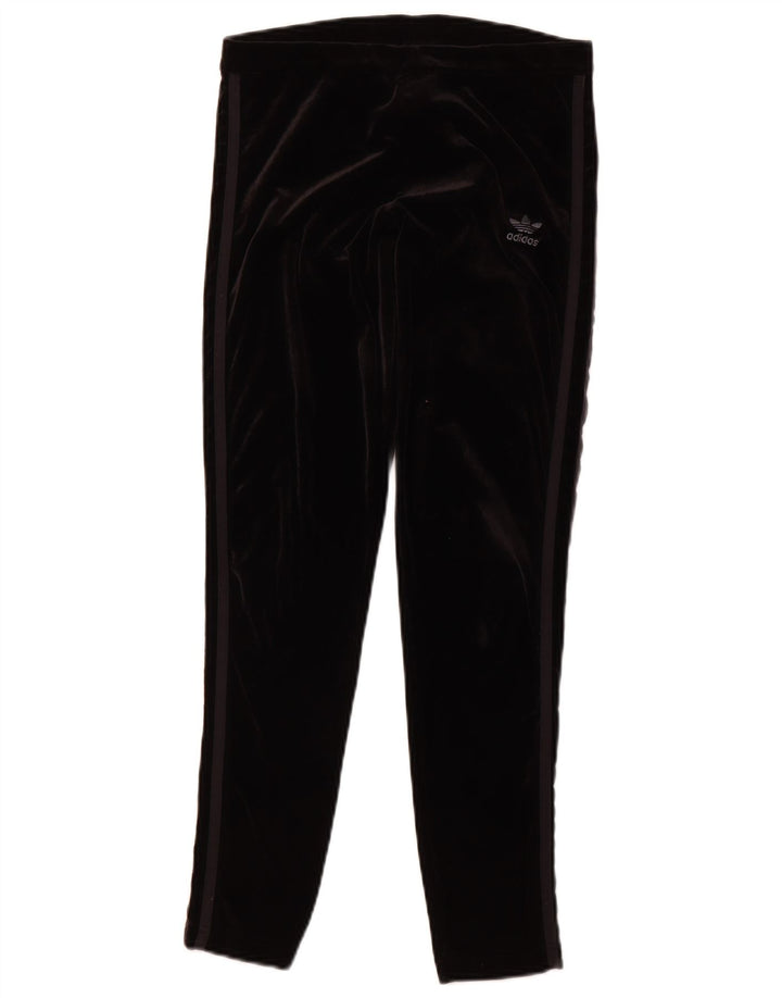 ADIDAS Leggings en velours pour femme UK 42 Polyester noir moyen
