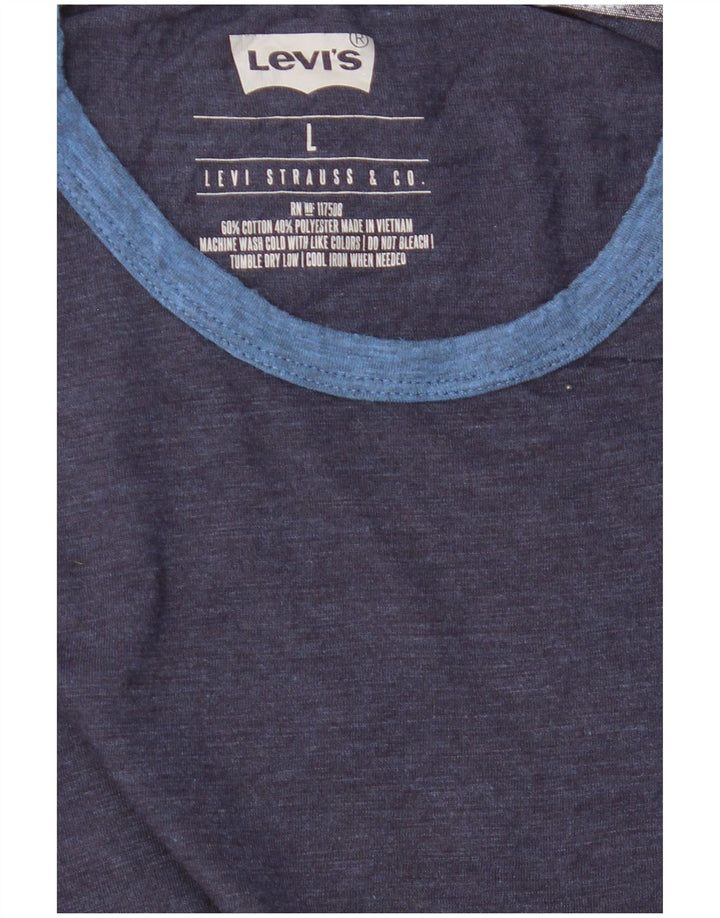 Levi's T-Shirt Homme Bleu Marine Large