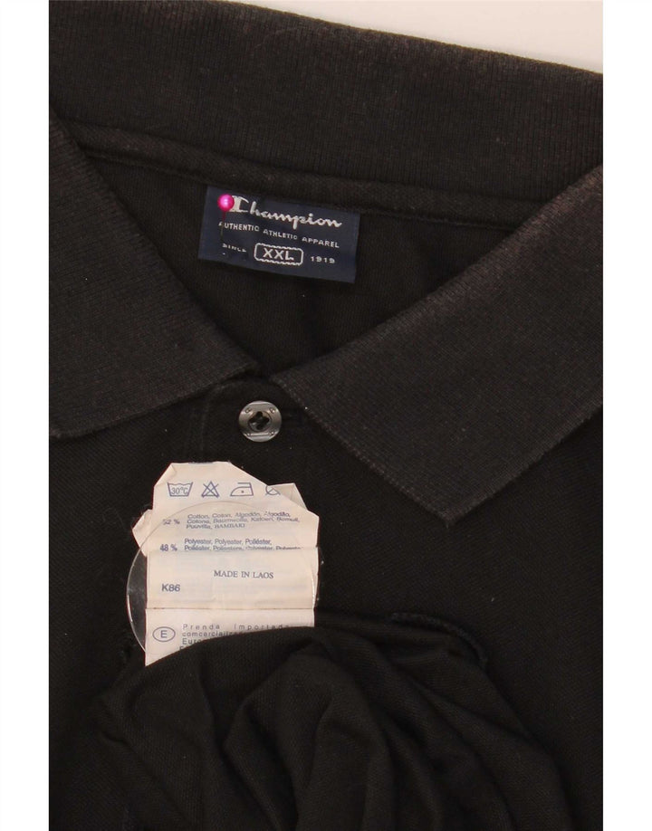 Champion Polo Homme 2XL Noir Coton