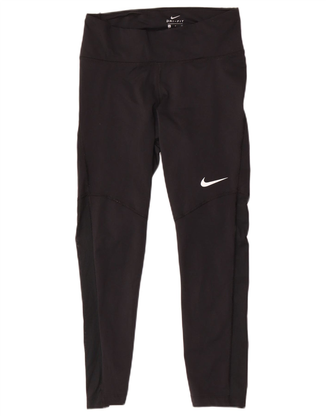Nike Legging court Dri Fit pour femme UK 8 Small Noir Polyester