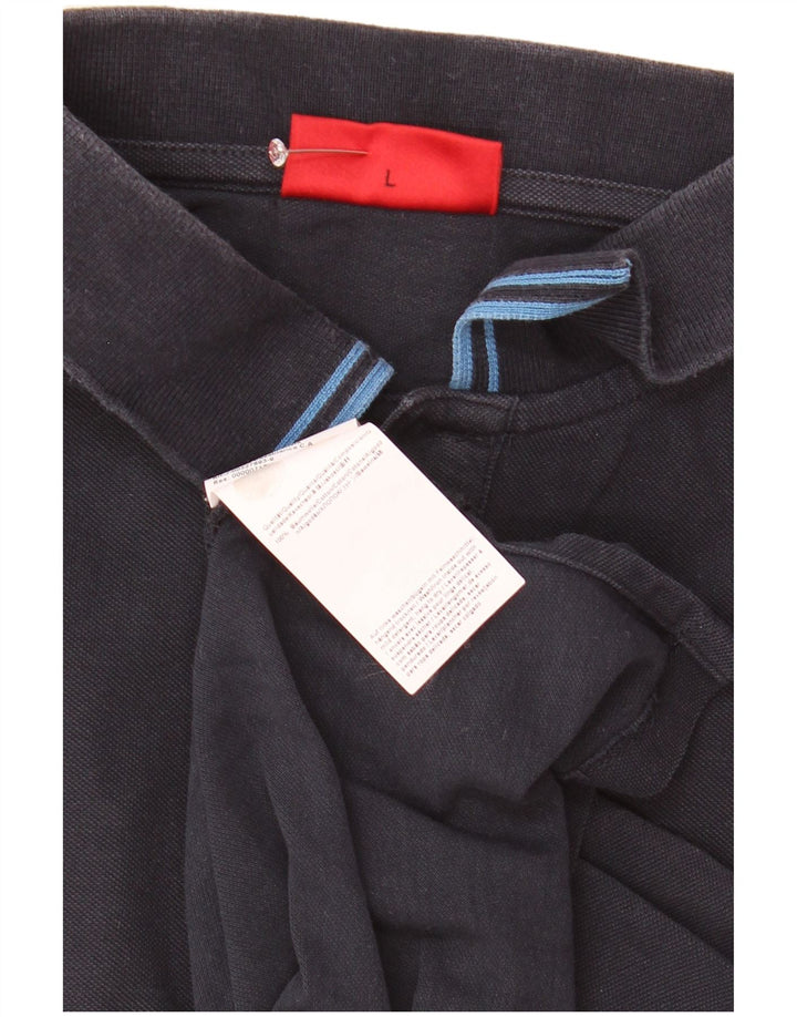 Hugo Boss Polo Homme Grand Bleu Marine Coton