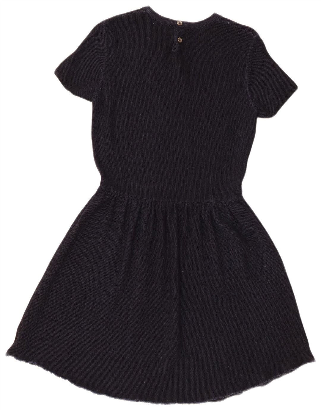 Sun68 Robe trapèze en tricot pour femme UK 44 Laine bleu marine moyen