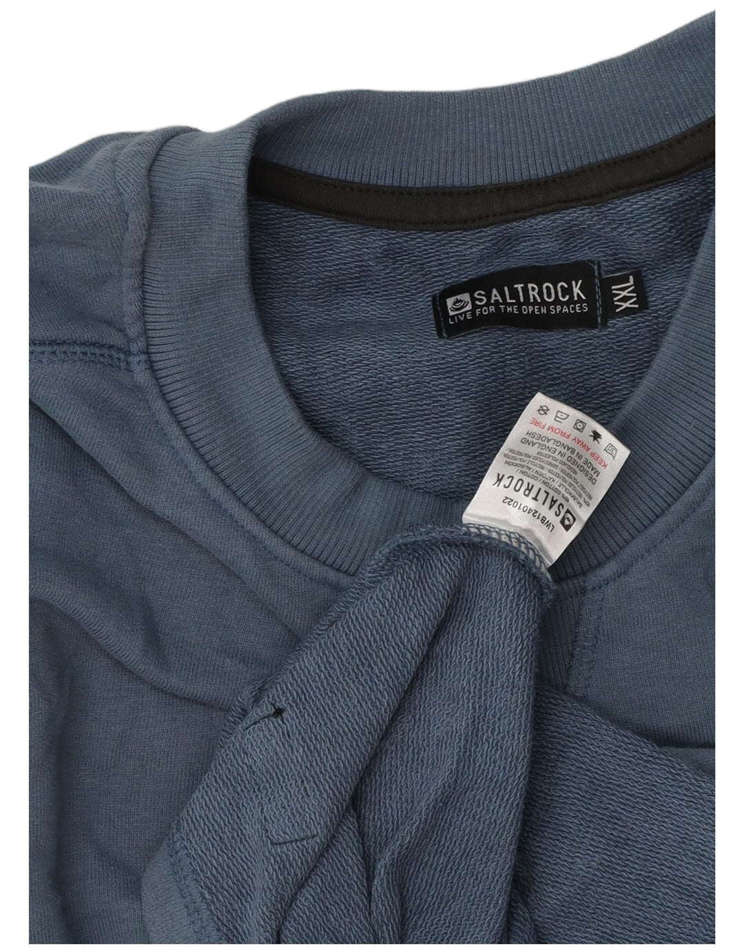 Saltrock Sweat-shirt graphique pour homme en coton bleu 2XL
