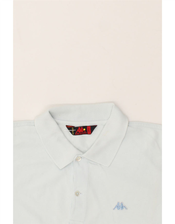 KAPPA Mens Polo Shirt Large Blue Cotton Vintage Kappa and Second-Hand Kappa from Messina Hembry 