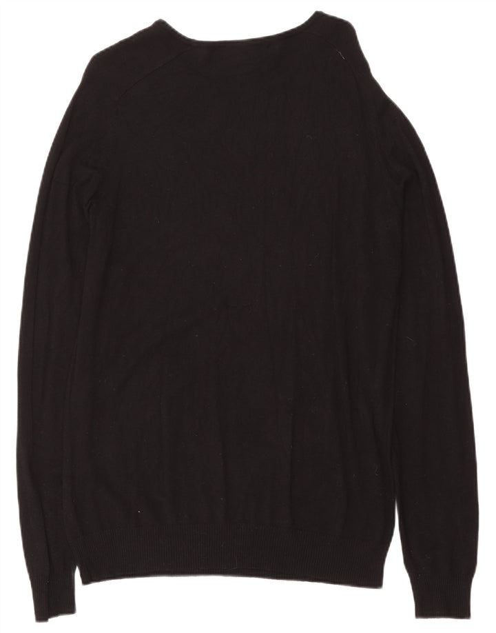 Zara Pull col bateau pour homme Noir Taille L