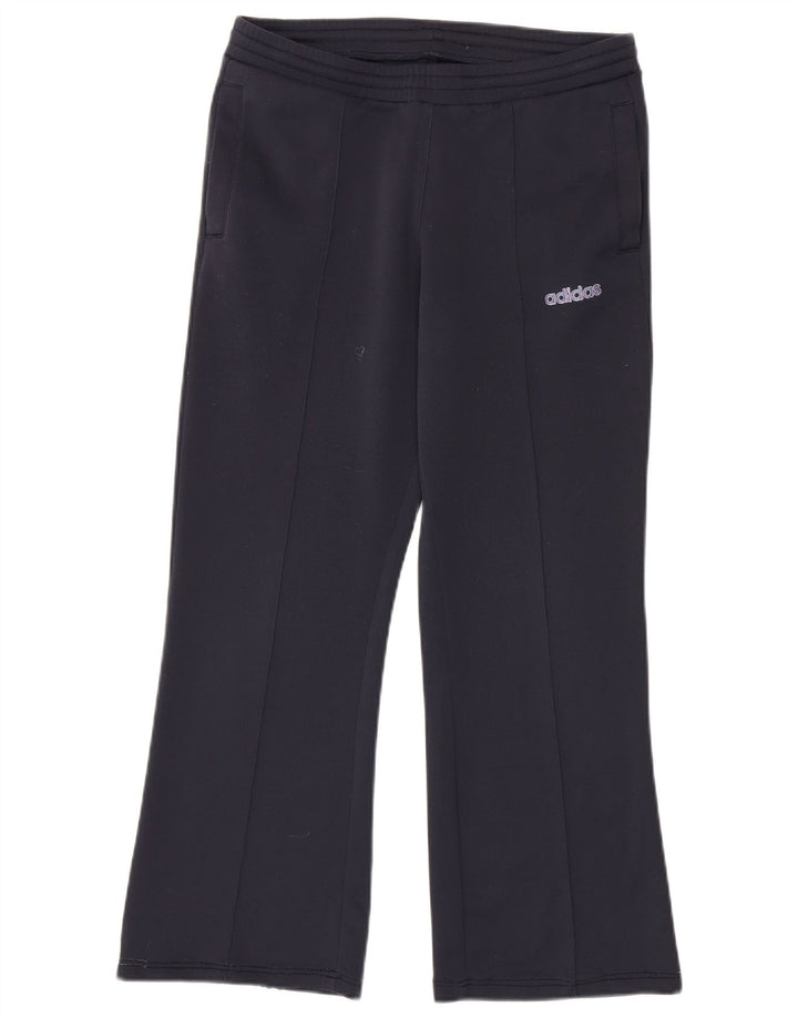 Adidas Pantalon de survêtement pour femme UK 14 Bleu marine moyen Polyester