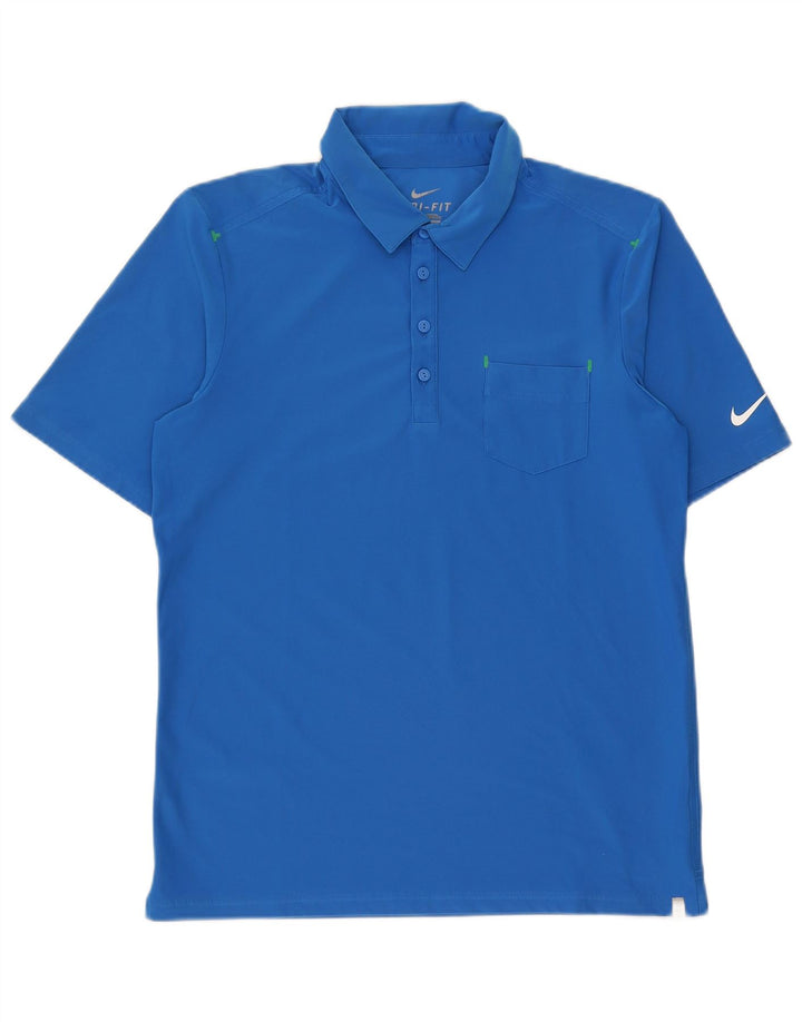 Polo Nike Dri Fit Homme Bleu Moyen Polyester