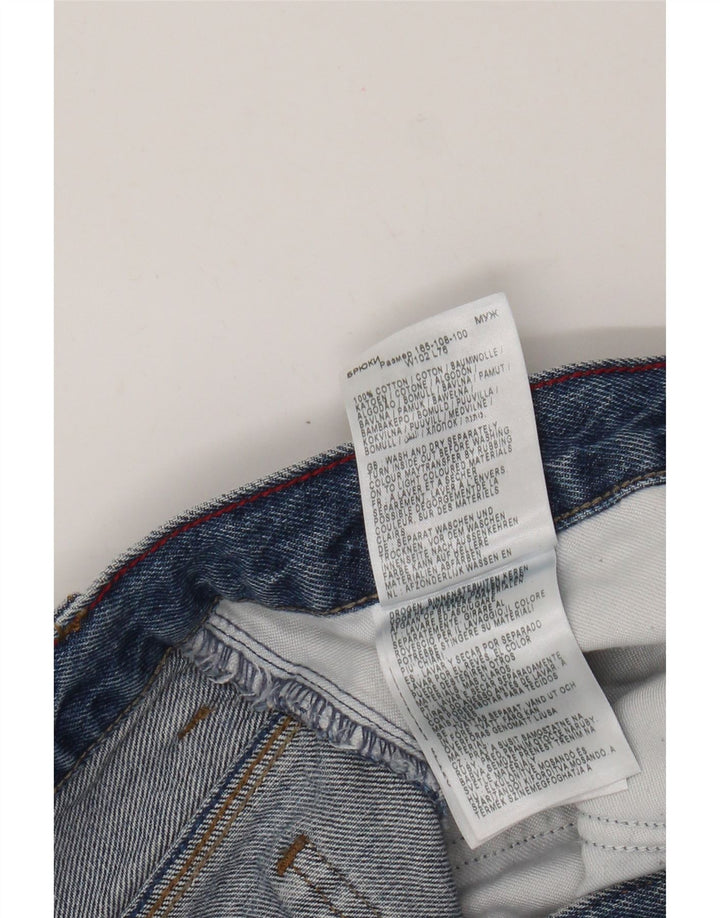 Wrangler Jean droit homme W40 L30 bleu coton