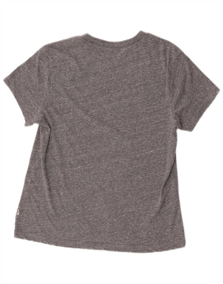 Vans T-shirt graphique pour femme UK 14 Large Gris Moucheté