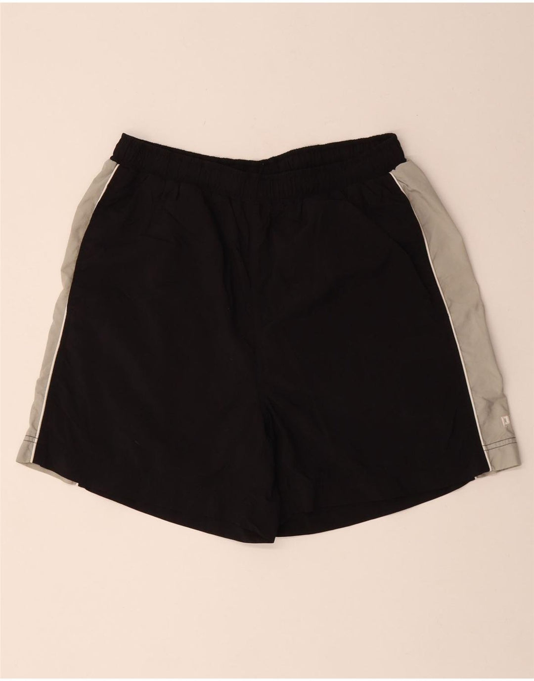 PUMA Short de sport pour homme Large Noir Colorblock Polyester