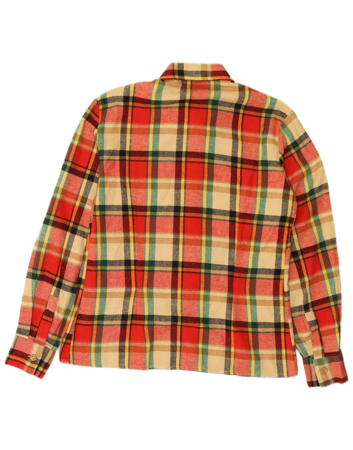 Chemise en flanelle femme vintage IT 50 XL Red Check