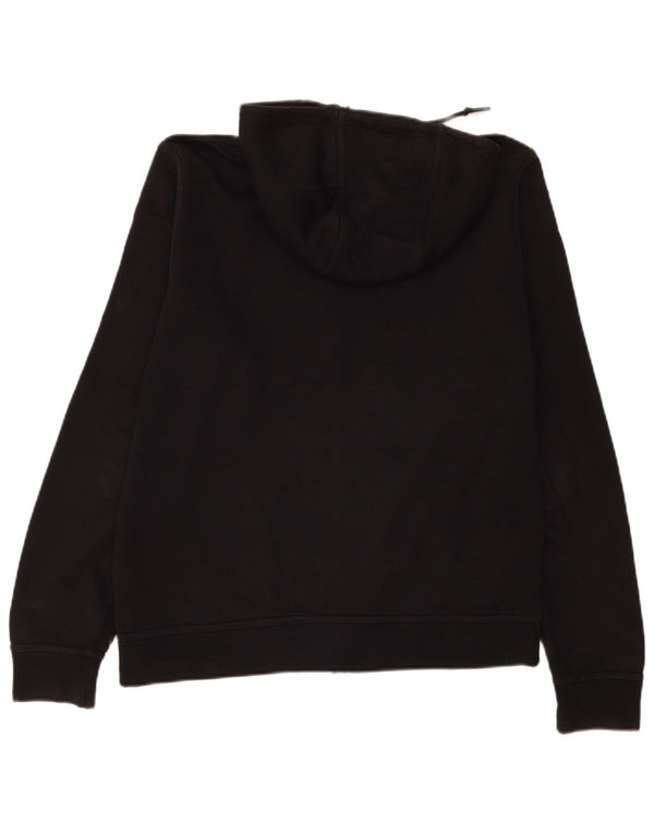 Nike Pull à capuche zippé pour homme Grand coton noir