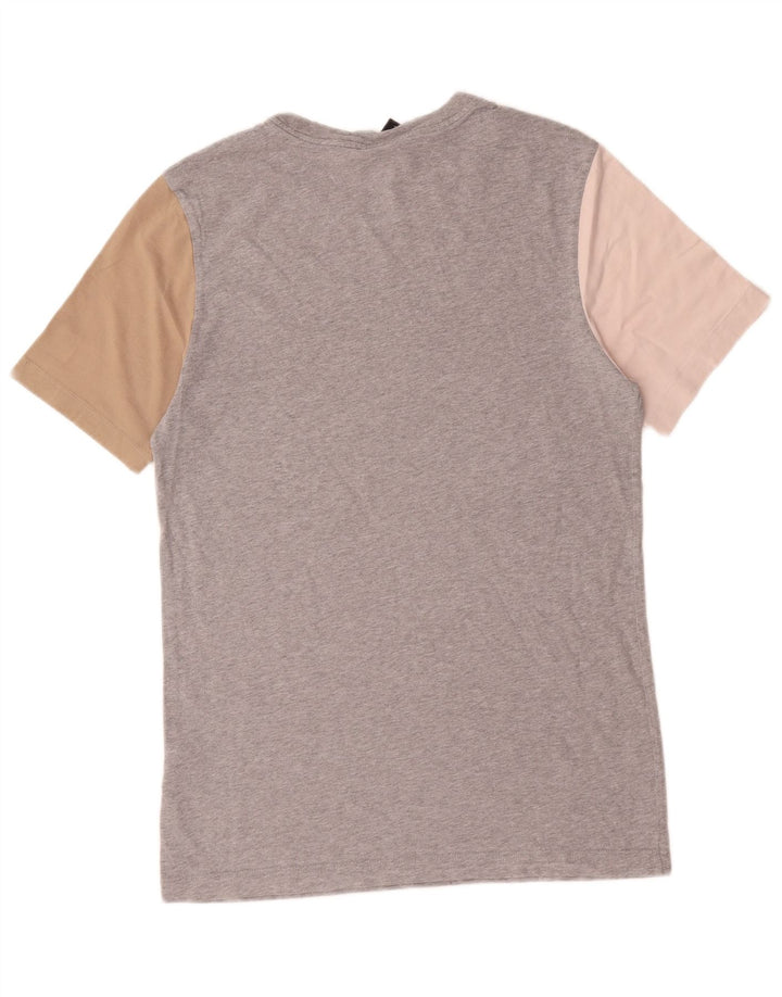 Nike T-shirt coupe standard en coton color block gris moyen pour homme