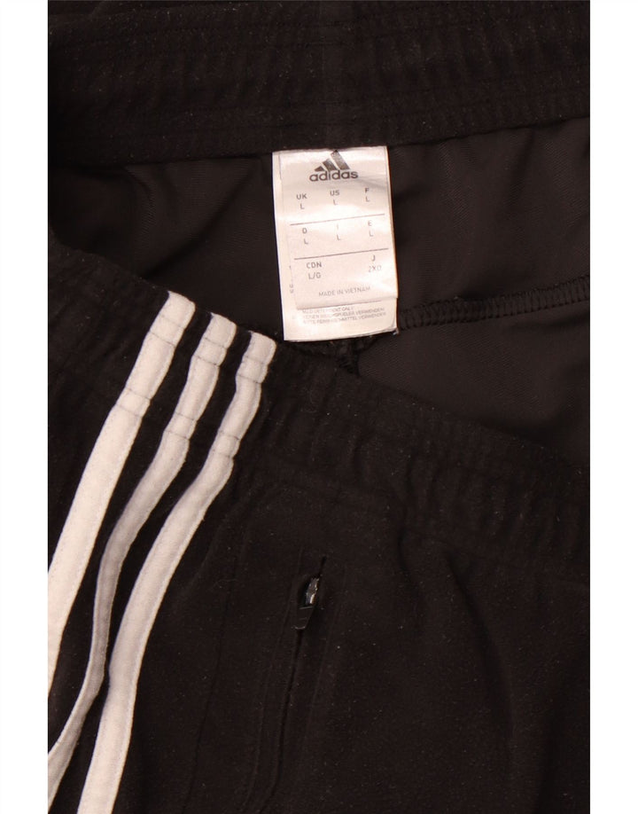 ADIDAS Pantalon de survêtement pour hommes Joggers Large Noir Polyester
