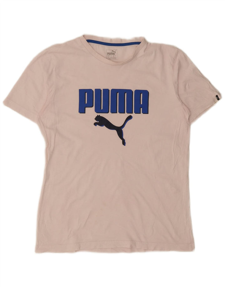 Puma Tee-Shirt Graphic Homme Blanc Moyen