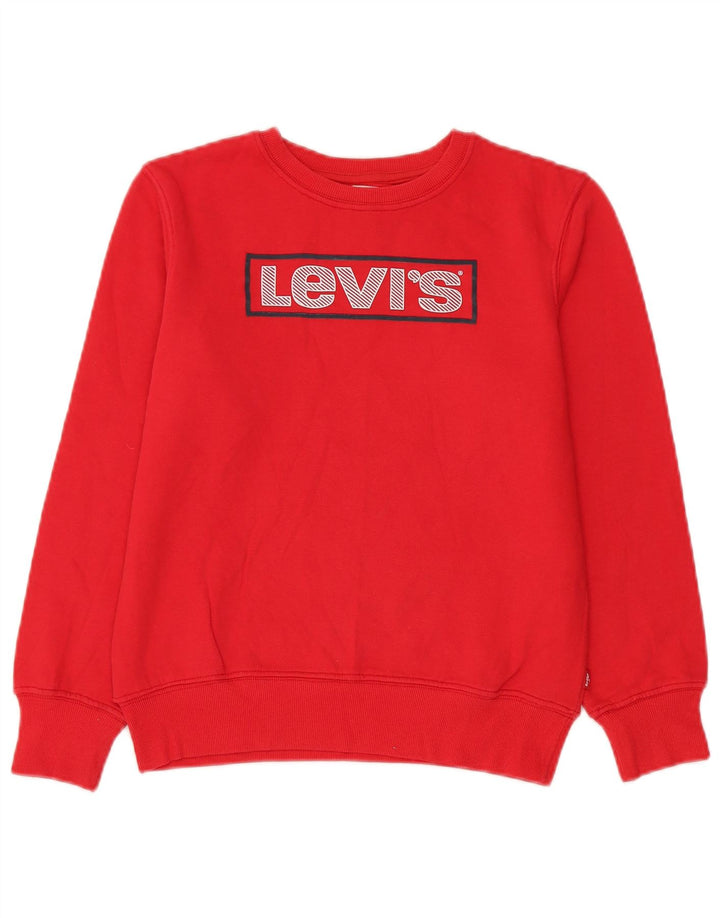 Levi's Sweatshirt Graphique Garçon 15-16 ans Rouge Coton