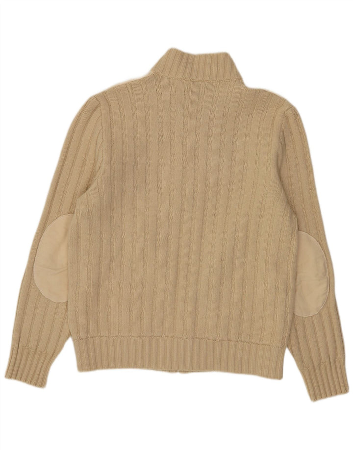 Gas Cardigan Femme Pull UK 16 Grande Laine Beige
