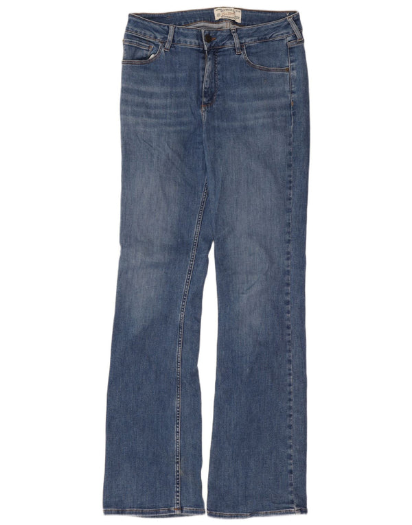 Fat Face Jeans Brooke Bootcut pour femme UK 12 Medium W30 L31 Bleu Coton