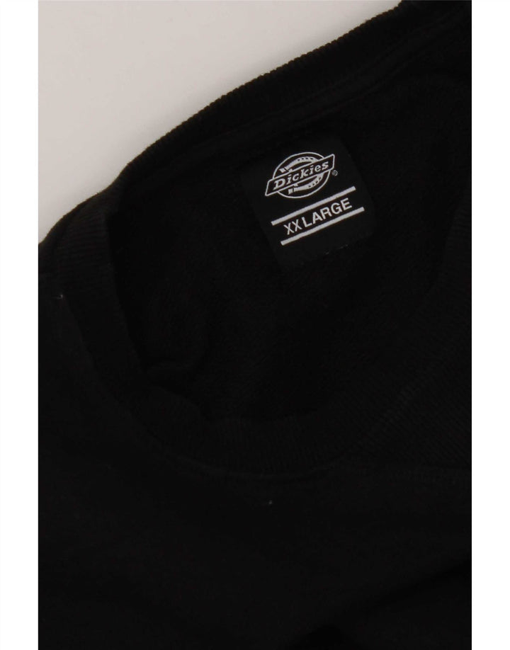 Dickies Sweat-shirt pour homme en coton noir 2XL