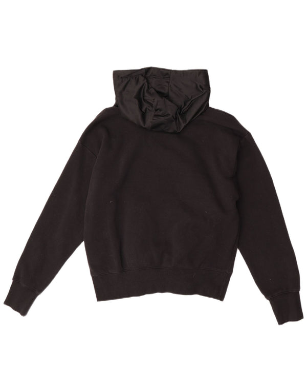 Champion Pull à capuche surdimensionné pour femme Crop Graphic UK 10 Small Noir