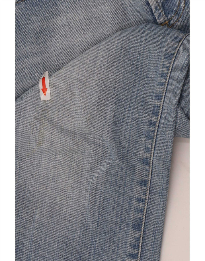 Gas Jean droit femme W27 L32 bleu coton