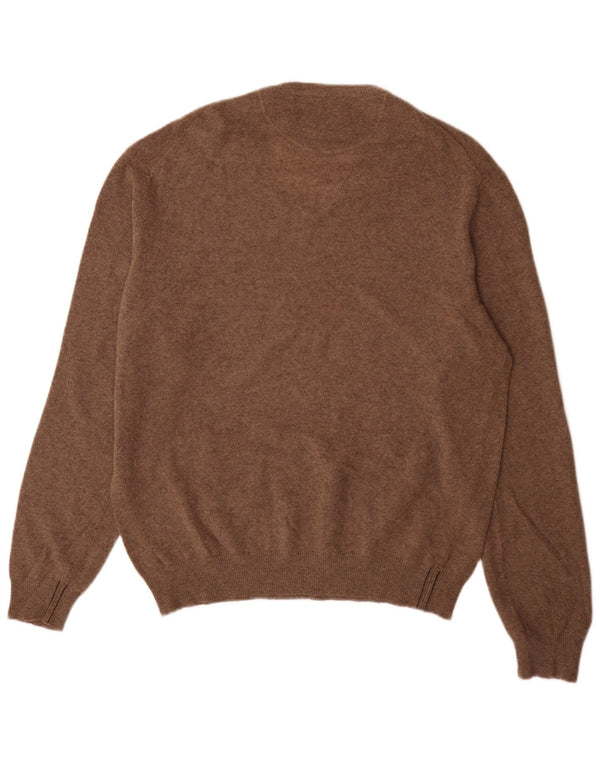Marlboro Classics Pull col V pour homme XL Marron