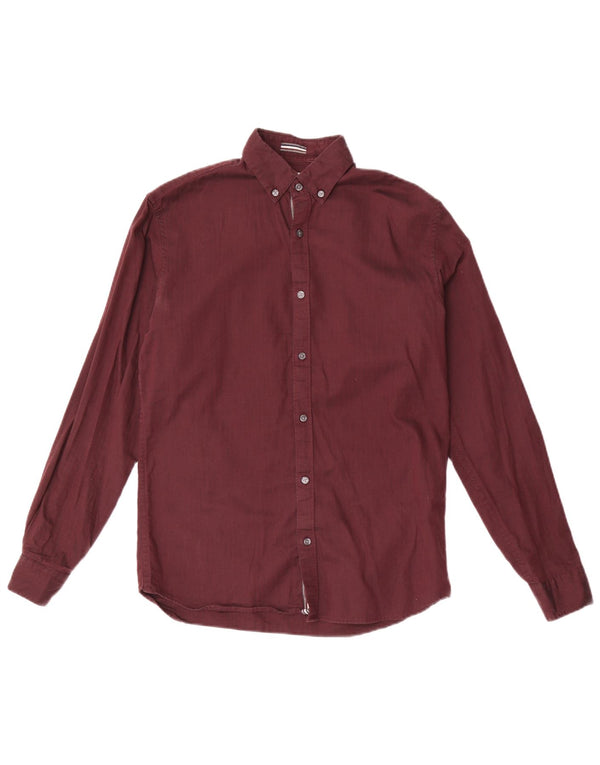 Jack & Jones Chemise Slim Fit XS Homme Bordeaux Coton