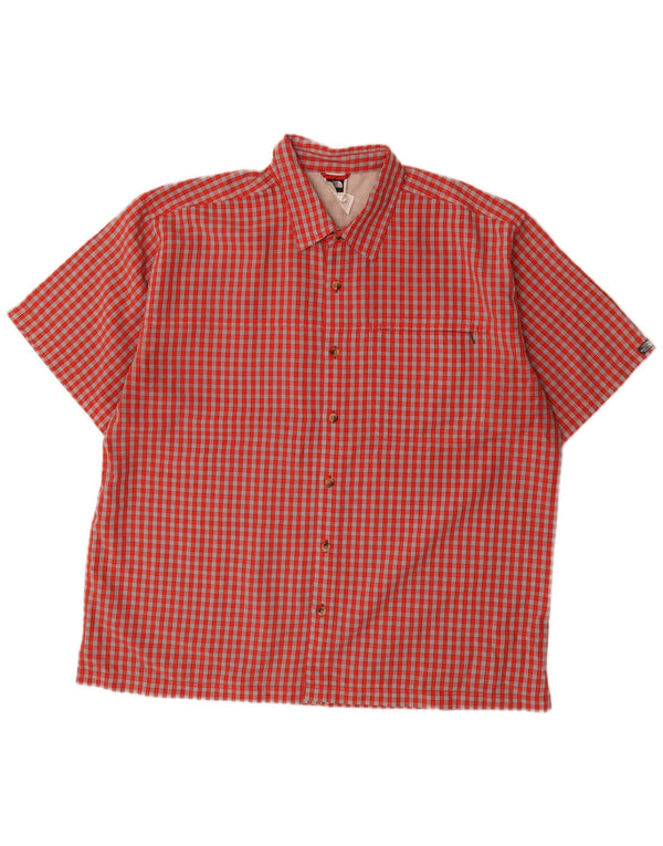 The North Face Chemise à manches courtes pour homme XL Rouge Check Modal