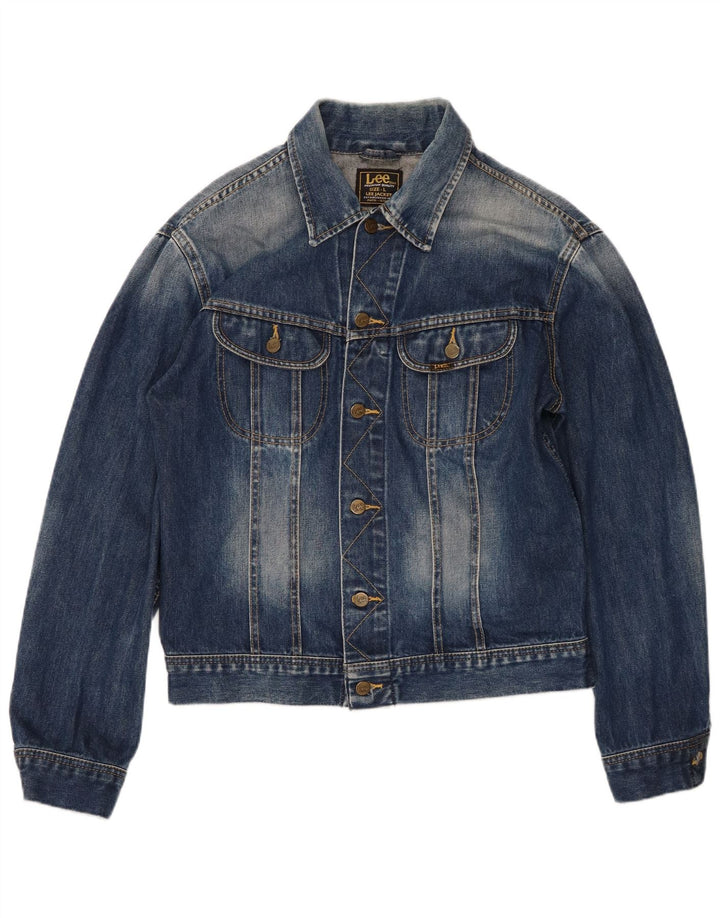 Lee Veste en jean pour homme UK 40 Large Bleu Coton