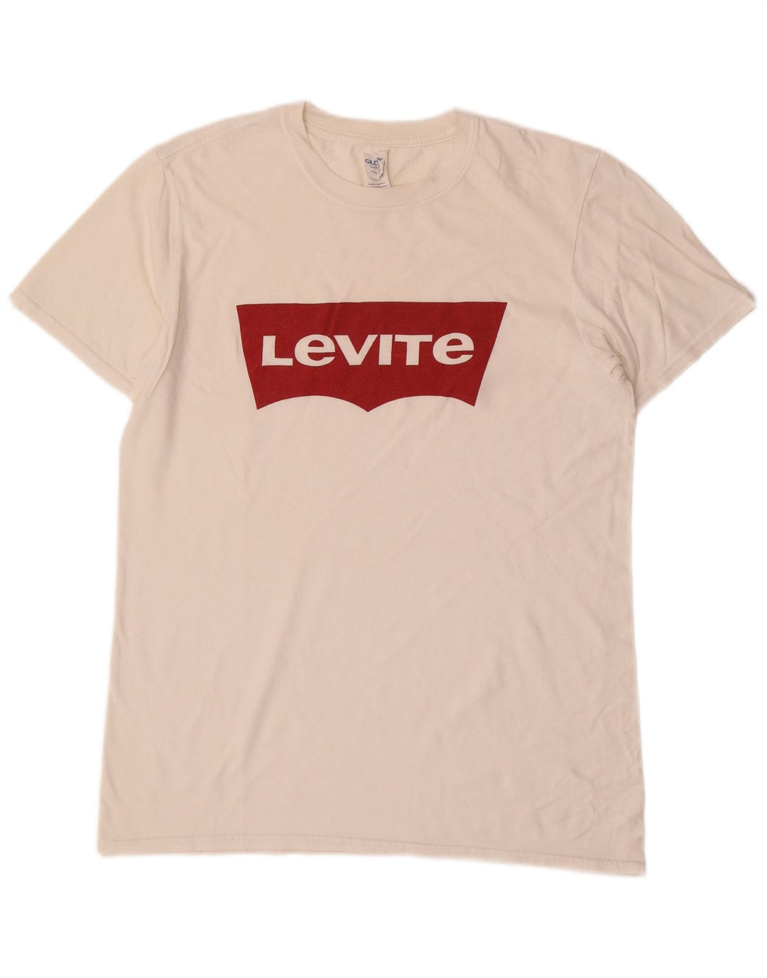 LEVI'S T-Shirt Graphique Homme Blanc Moyen Coton