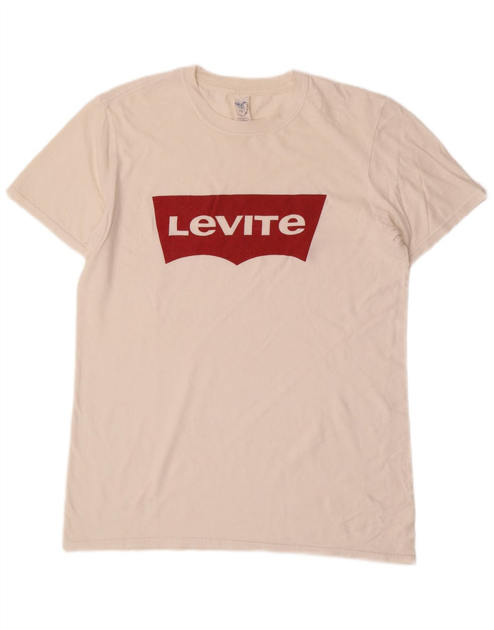 LEVI'S T-Shirt Graphique Homme Blanc Moyen Coton